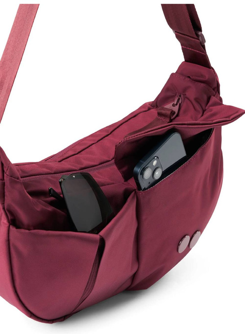 Torba na ramię Pinqponq Krumm Medium - glazed red