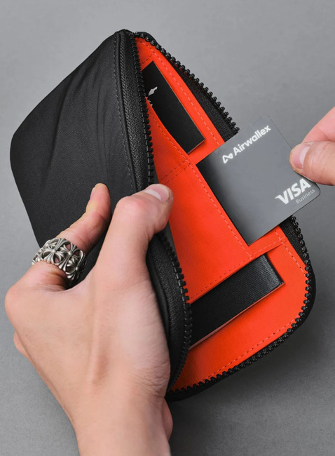 Portfel podróżny Alpaka Travel Wallet Axoflux - black