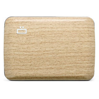 Portfel aluminiowy Ogon Design Stockholm V2 - bamboo