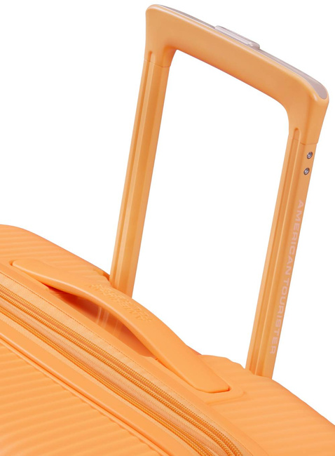 Walizka mała American Tourister Soundbox EXP - papaya pop
