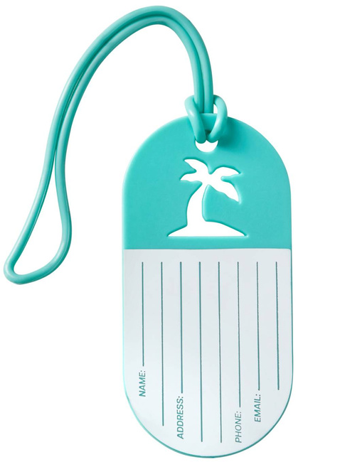 Zawieszki adresowe do bagażu American Tourister Func Tags 2 szt. - sun surf repeat