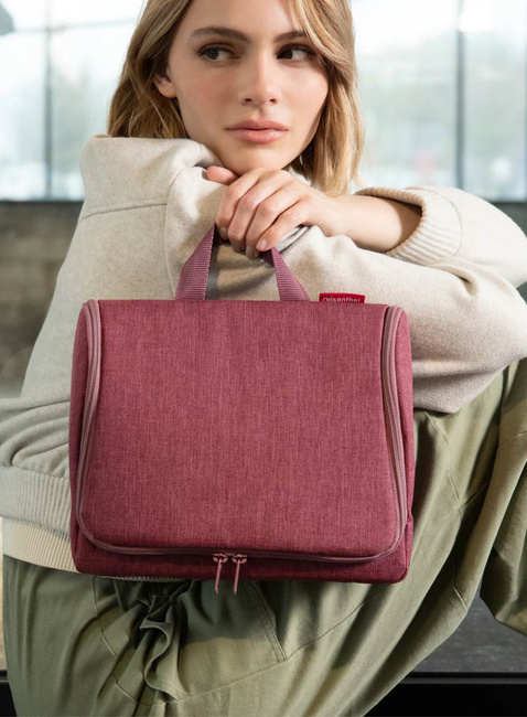 Kosmetyczka Reisenthel Toiletbag XL - twist maroon