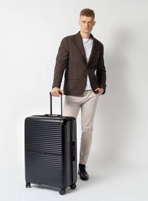 Walizka duża Puccini Dallas - czarny