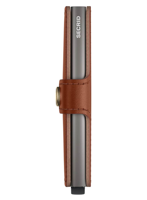 Portfel kieszonkowy RFID Secrid Miniwallet Texano - saddle