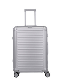 Walizka aluminiowa średnia Travelite Next M - silver