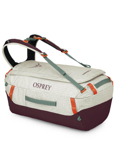 Torba plecak Osprey Transporter Duffel 40 - mystery white / moody burgundy
