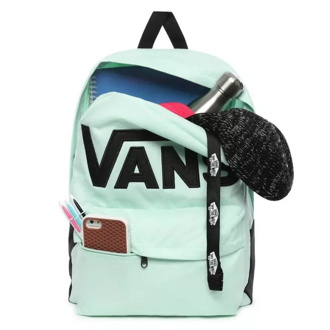 Plecak szkolny Vans Old Skool III - bay + piórnik szachownica