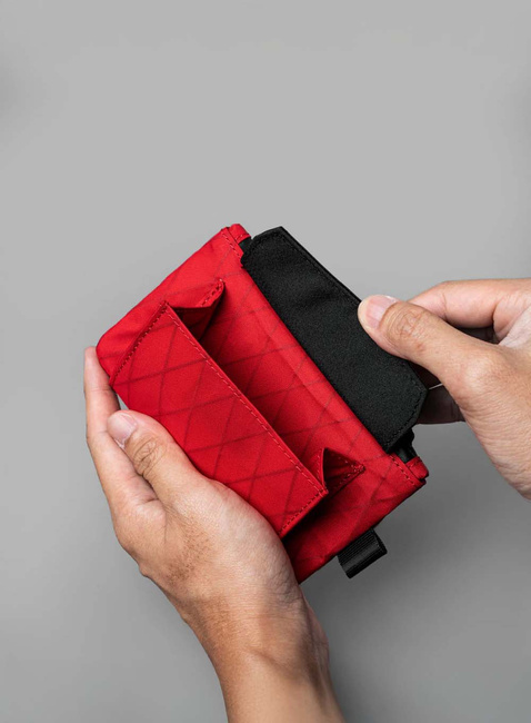Portfel saszetka Alpaka Zip Pouch Coin - true red