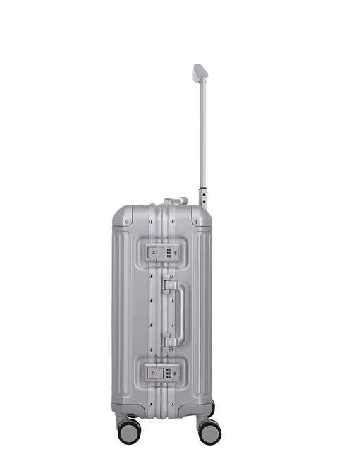 Walizka kabinowa Travelite Next Trolley S - silver