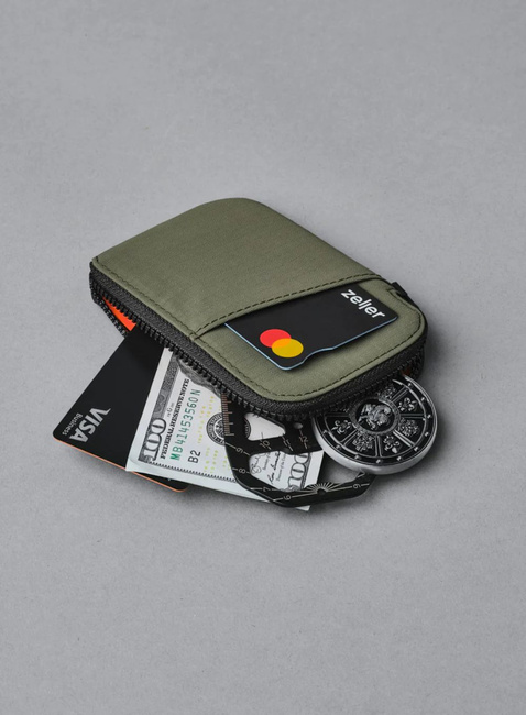 Portfel unisex Alpaka Zip Card Pouch - green