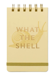 Notes Designworks Ink Vintage Sass Notepad 80 stron - what the shell
