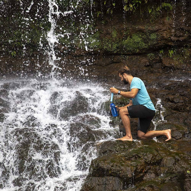 Butelka z filtrem turystyczna LifeStraw Go 1 l - clear
