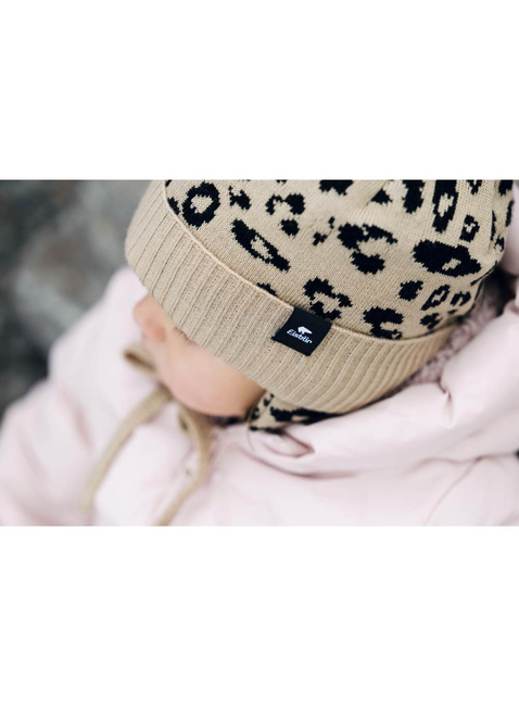 Czapka zimowa dziecięca Eisbar Lilie Ear Pompon Kids - light brown