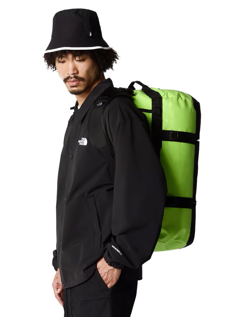 Torba podróżna The North Face Base Camp Duffel S - safety green / tnf black
