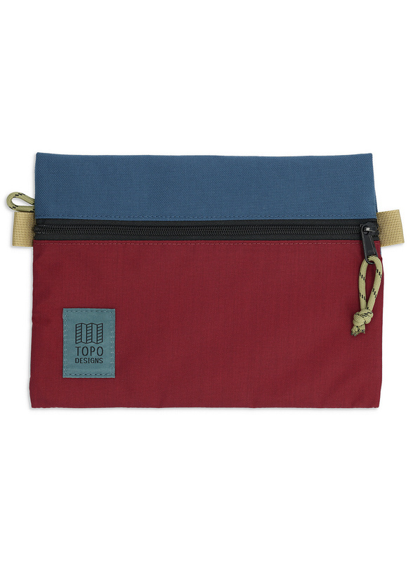 dark denim / burgundy