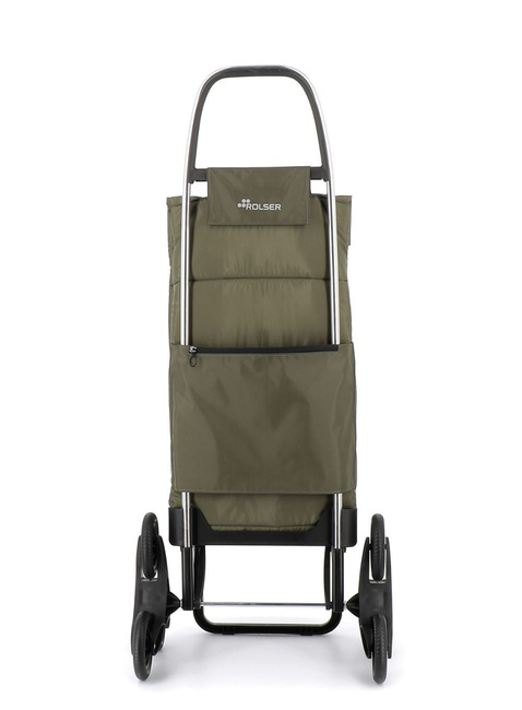 Wózek na zakupy Rolser Big Polar z 6 kołami - khaki