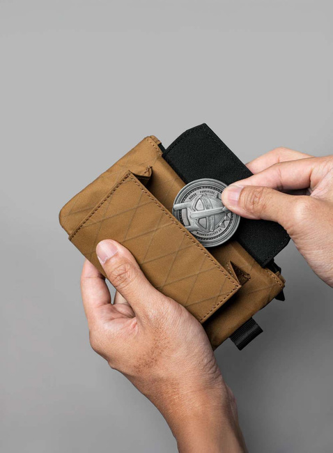 Portfel saszetka Alpaka Zip Pouch Coin - coyote brown