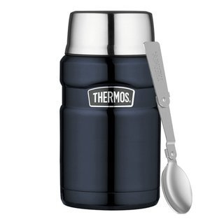 Termos na jedzenie z łyżką Thermos Stainless King™ 0,7 l - midnight blue
