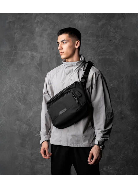 Torba crossbody Alpaka Bravo Sling Max V2 Axogrid - black