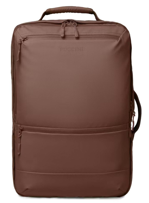 Plecak podróżny średni Puccini Jetzy - brązowy