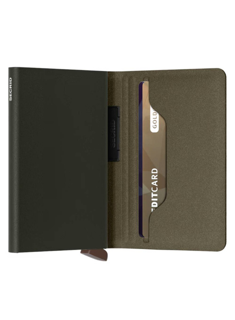 Portfel kieszonkowy RFID Secrid Bandwallet Liba - green / orange