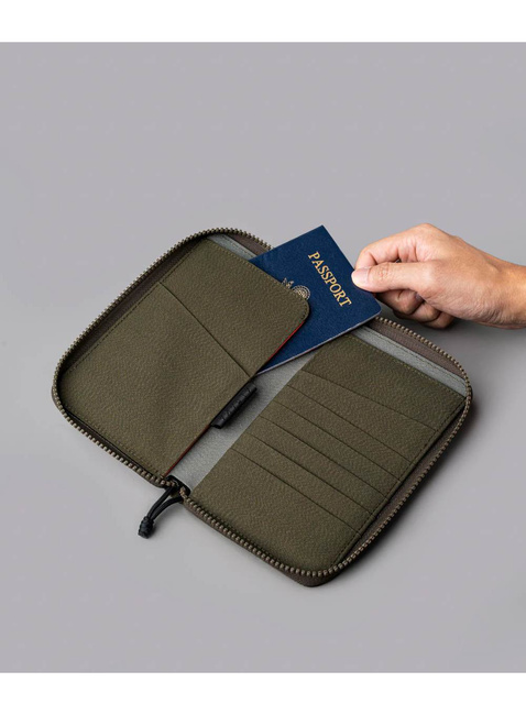Portfel paszportówka Alpaka Zip Passport Wallet - army green