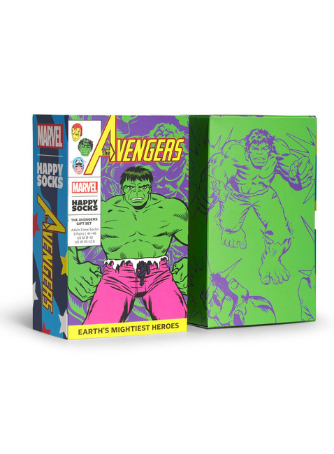 Skarpety 3 pary Happy Socks MARVEL™ 3-Pack Gift Set - Avengers 