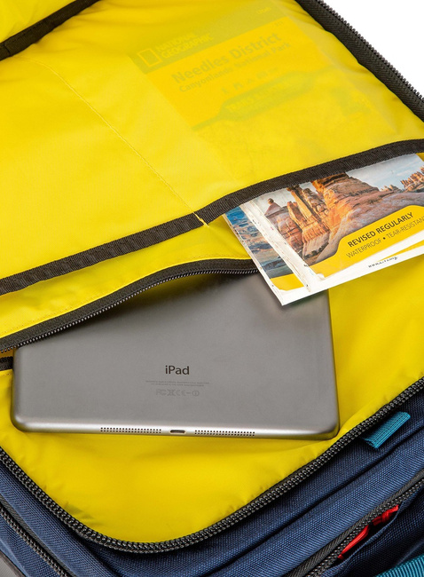 Torba / plecak na kółkach Topo Designs Global Travel Bag Roller - stone blue / forest