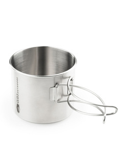 Kubek / garnek GSI OUTDOORS Glacier Stainless Bottle Cup - brushed