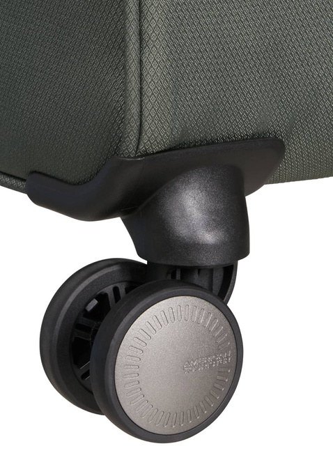 Walizka kabinowa American Tourister Wanderlite Spinner S EXP - dark khaki