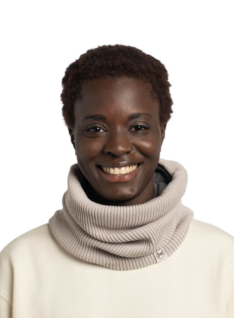 Szal komin Buff Knitted & Fleece Neck Warmer - renvi birch gray