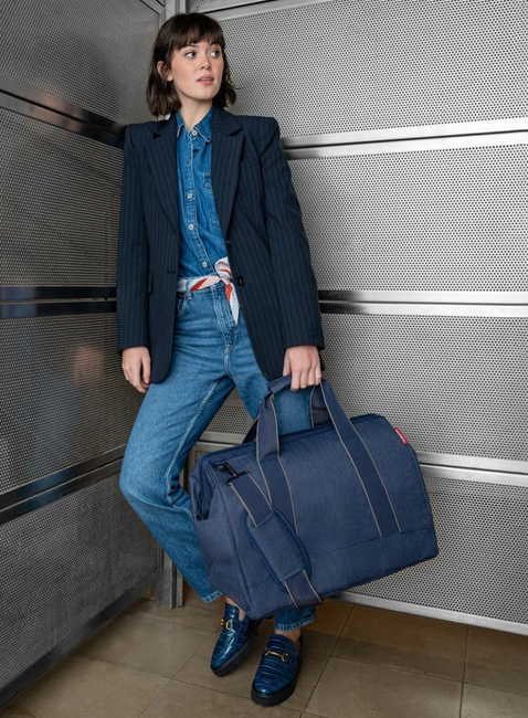 Torba podróżna Reisenthel Allrounder L - herringbone dark blue