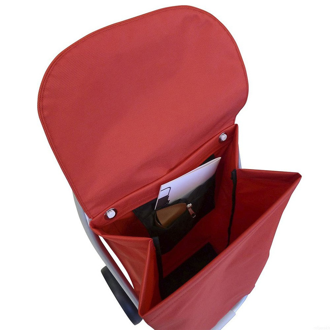 Wózek na zakupy ROLSER COM 8 Tweed Polar - malva