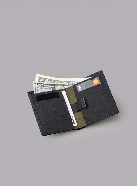 Portfel codzienny Alpaka ARK Bifold Cash Wallet Axogrid - black