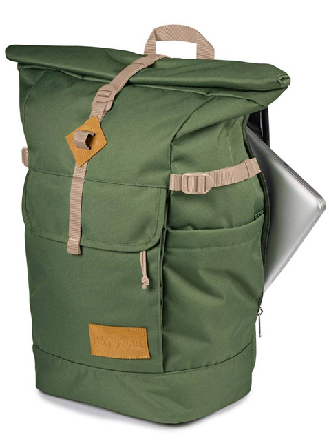 Plecak na laptopa JanSport Hatchet Rolltop - cargo green