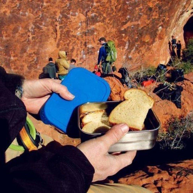 Wielorazowy pojemnik / lunchbox Splash Box 700 ml ECOlunchbox - blue