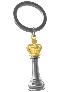 Brelok do kluczy Metalmorphose król szachowy