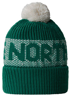 Czapka zimowa The North Face Retro Cabin Beanie - evergreen / white dune