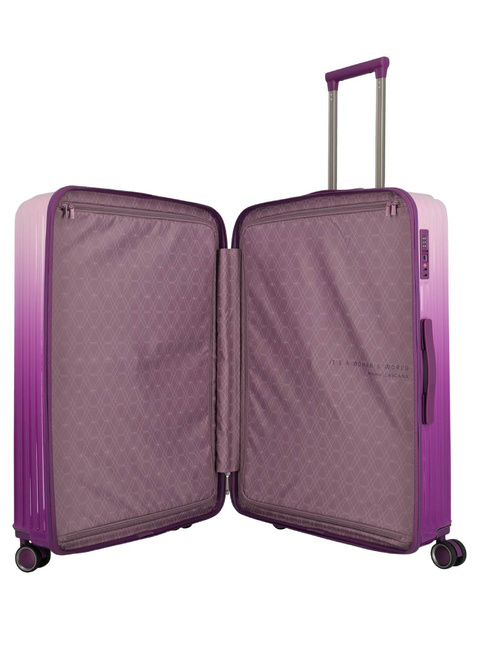 Walizka duża Travelite Lascana - purple degrade