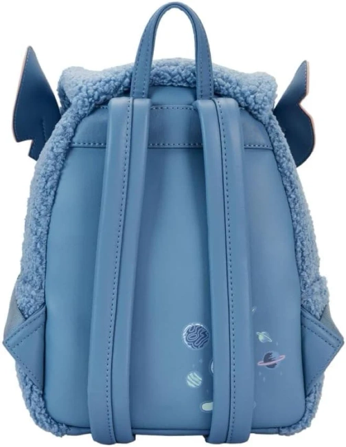Plecak mały Loungefly x Disney Mini Plush Backpack - Stitch sherpa