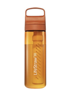 Butelka filtrująca LifeStraw Go 0,65 l - Kyoto orange