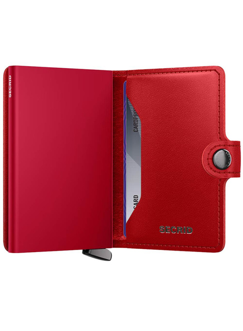 Portfel RFID Secrid Premium Miniwallet Emboss Diamond+ - red
