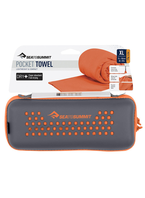 Ręcznik Sea to Summit Pocket Towel XL - outback orange