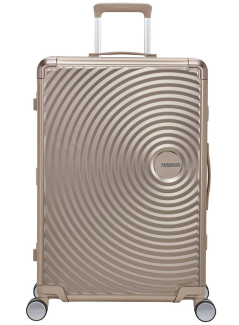 Walizka duża American Tourister Soundbox Alu - bronze