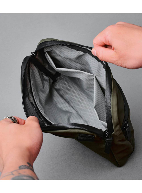 Torba saszetka na ramię Alpaka Flight Sling 2 l Axoflux - green