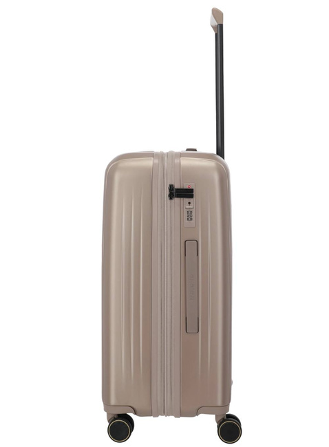 Walizka średnia Travelite Barbara Novelty EXP - satin nude