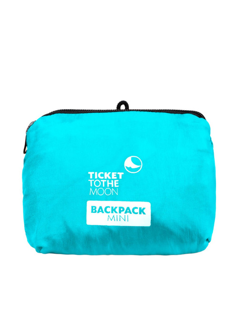 Plecak składany Ticket To The Moon Mini Backpack 15 l - turqoise / royal blue