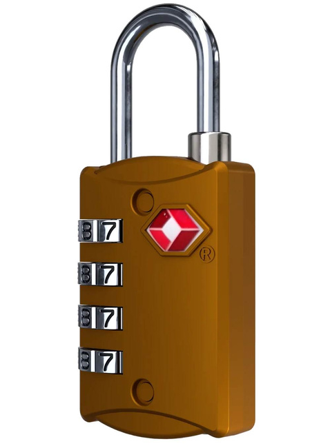Kłódka szyfrowa do bagażu CabinZero TSA Travel Lock - orange chill