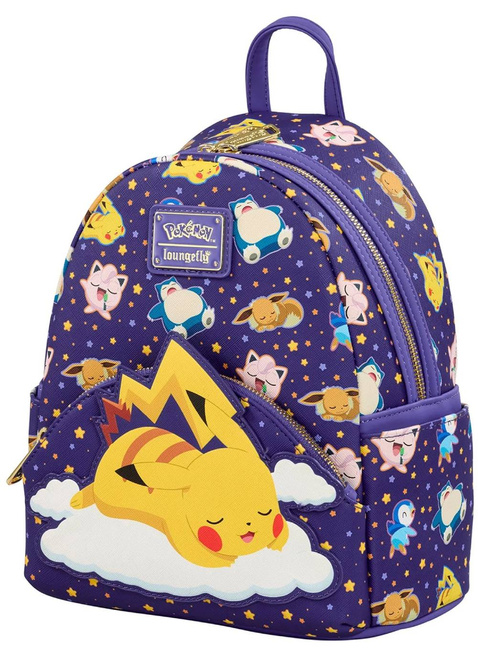 Plecak dziecięcy Loungefly x Pokemon Mini Backpack - sleeping Pikachu & friends