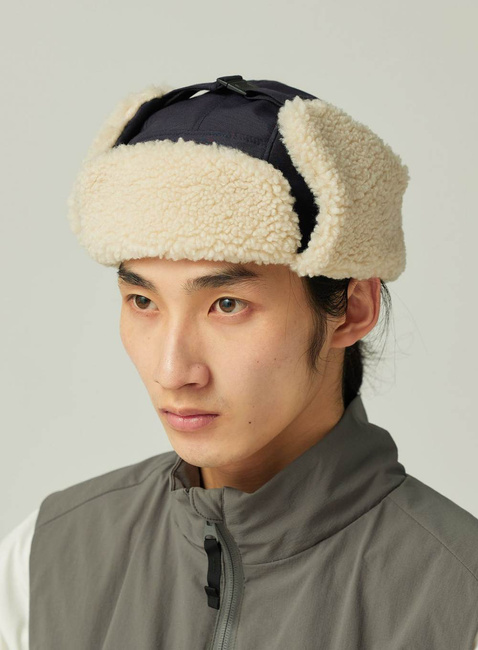 Czapka uszatka Snow Peak FR Flight Cap - navy